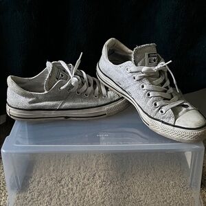 Converse Classic Gray Canvas Sneakers